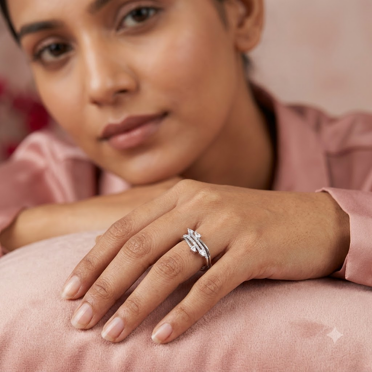The Celestial Tier Diamond Ring