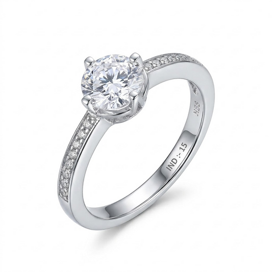 The Celestial Solitaire Ring
