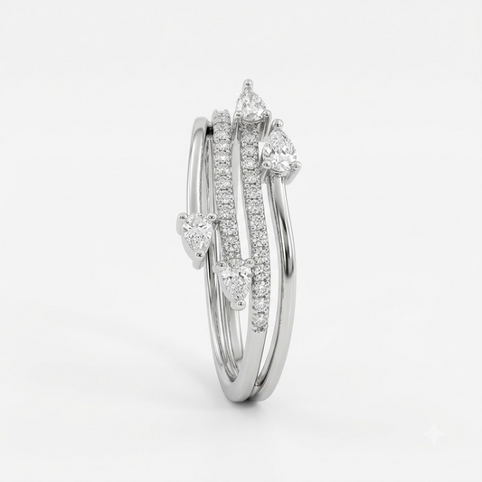 The Celestial Tier Diamond Ring