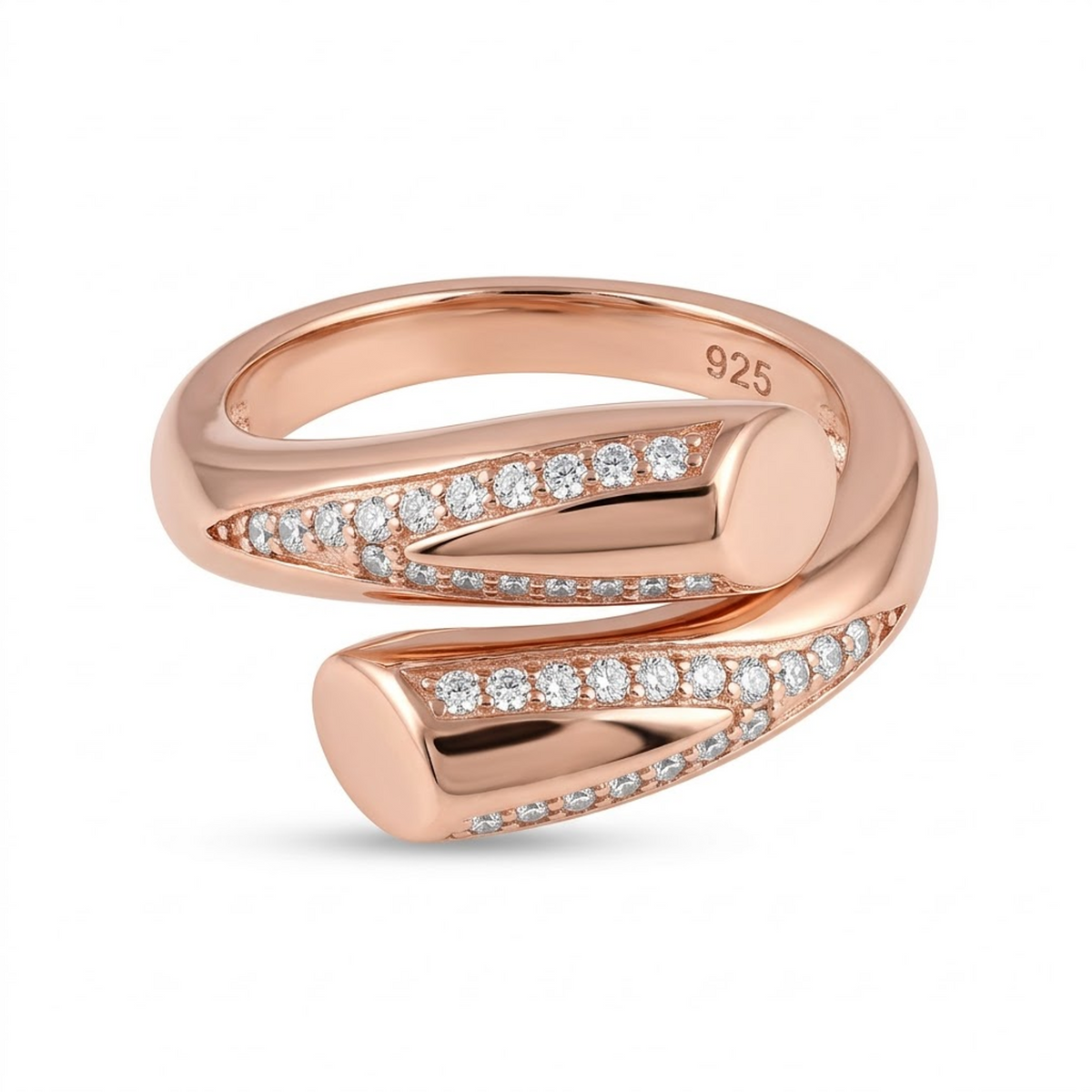 Aura Folded Sweep Ring