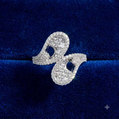 Interlock Diamond Ring