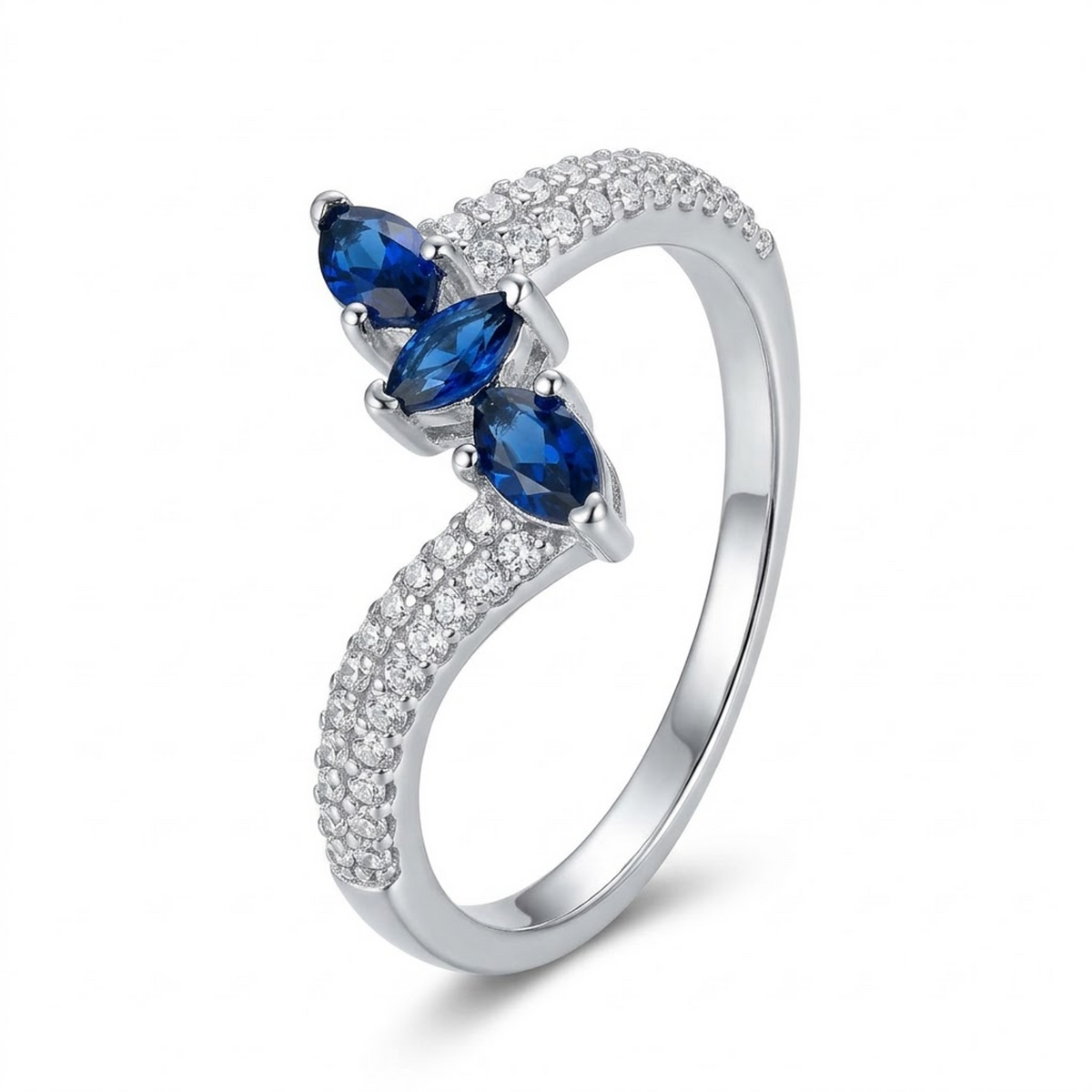 Aura Trio Sapphire Ring