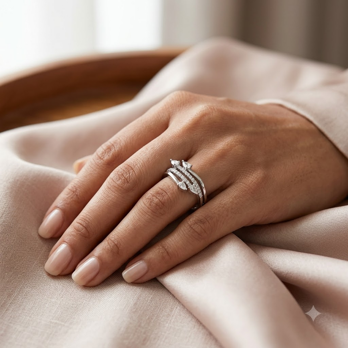 The Celestial Tier Diamond Ring