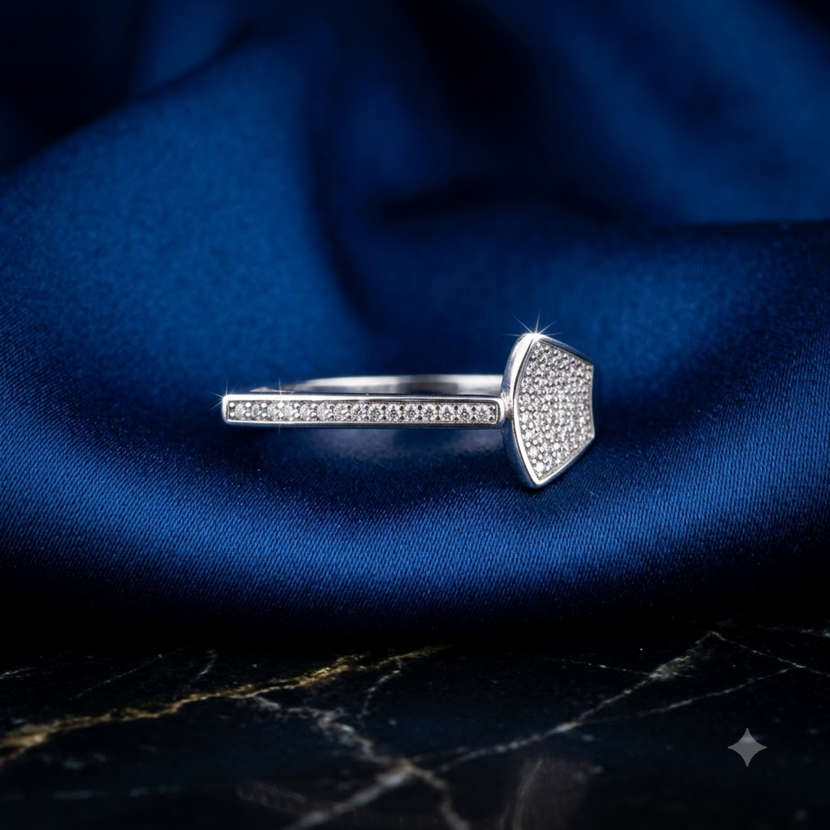 The Prism Arc Diamond Ring