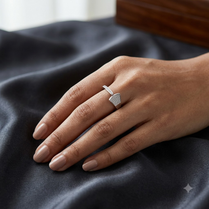 The Prism Arc Diamond Ring