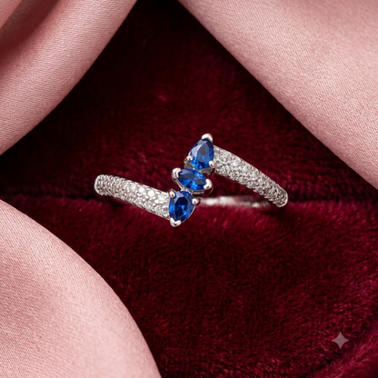 Aura Trio Sapphire Ring
