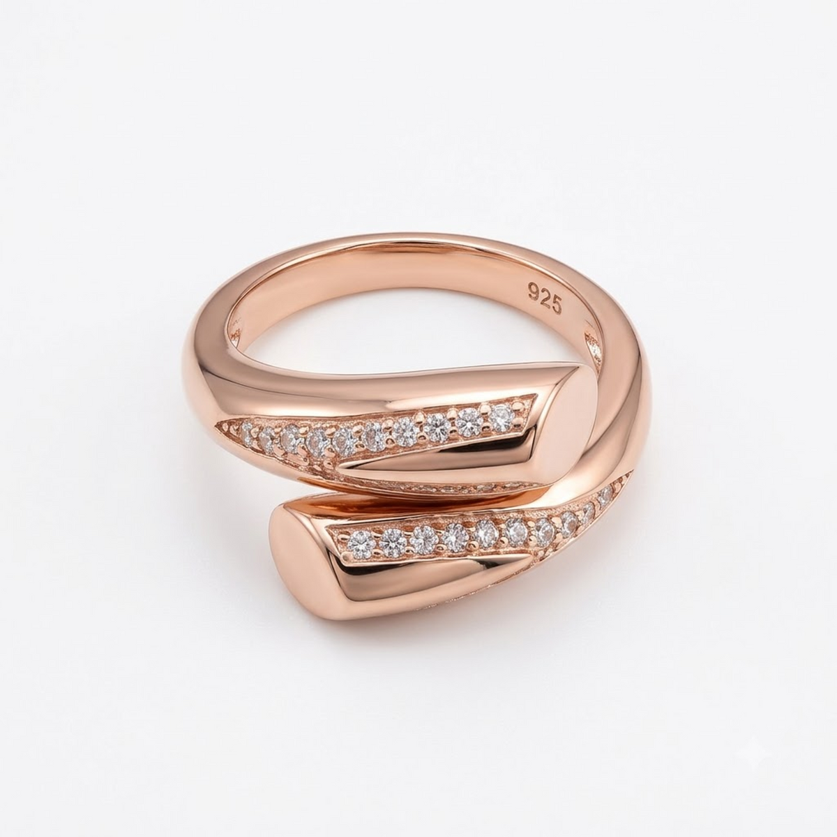 Aura Folded Sweep Ring