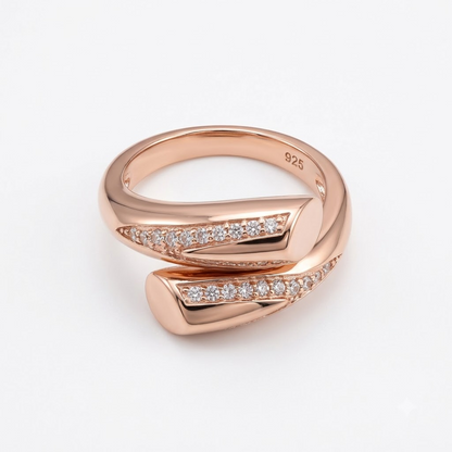 Aura Folded Sweep Ring