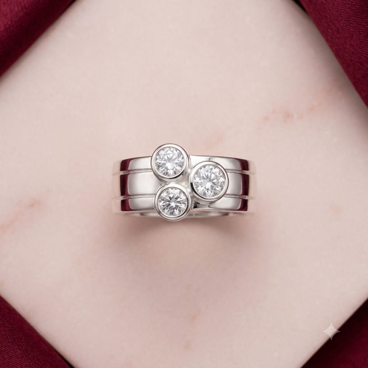 The Trinity Bezel Band