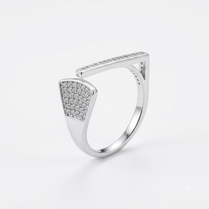 The Prism Arc Diamond Ring