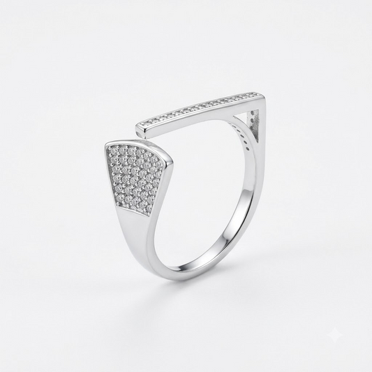 The Prism Arc Diamond Ring