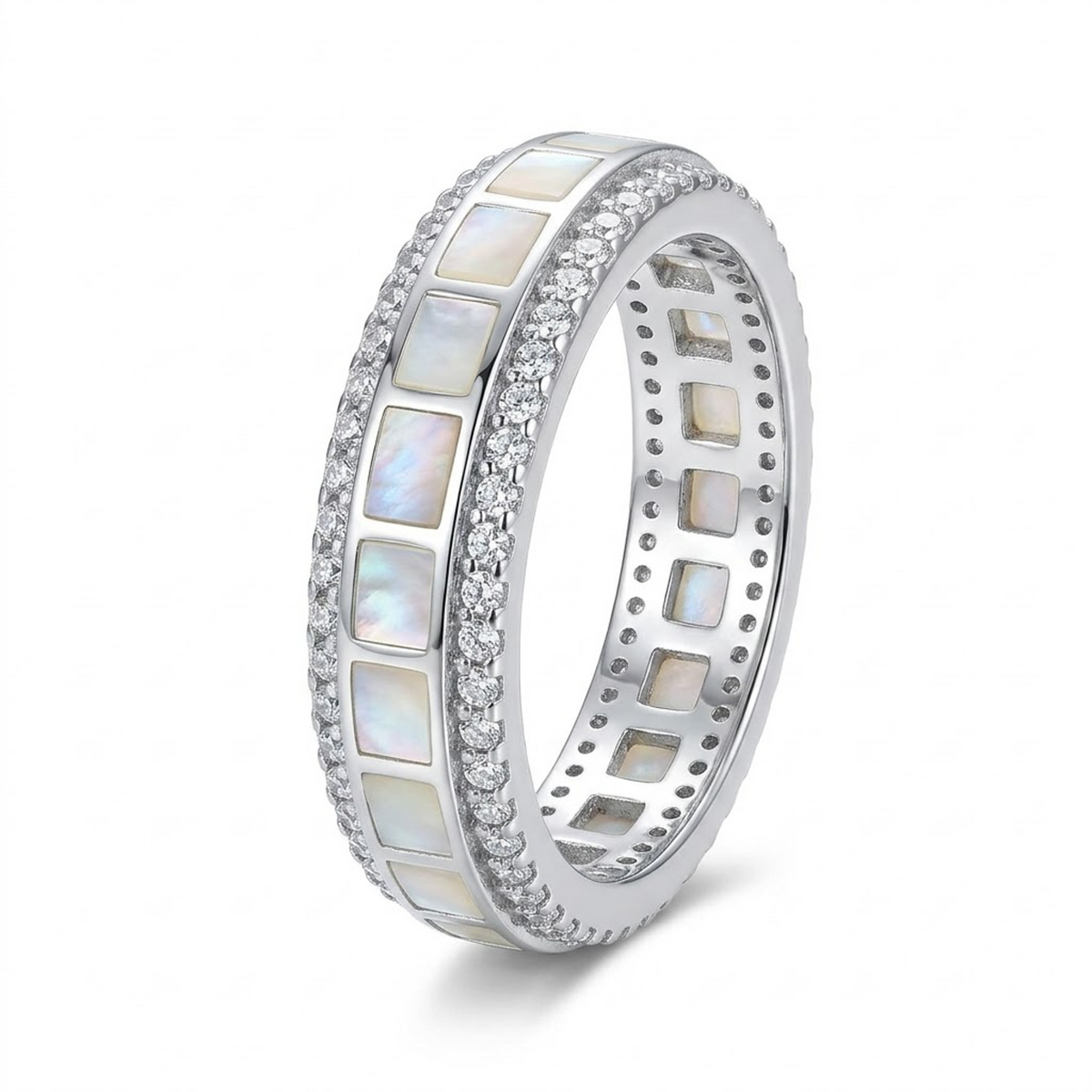 Luxe Mosaic Diamond Band Ring