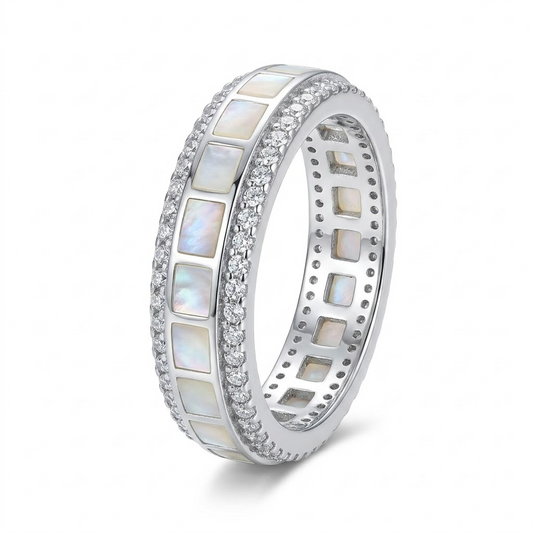 Luxe Mosaic Diamond Band Ring