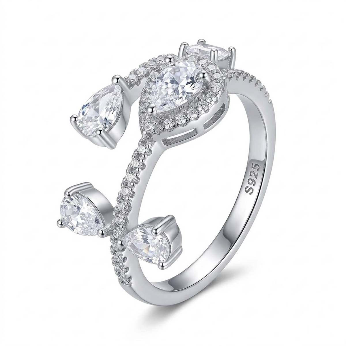 Blossom Key Motif Ring