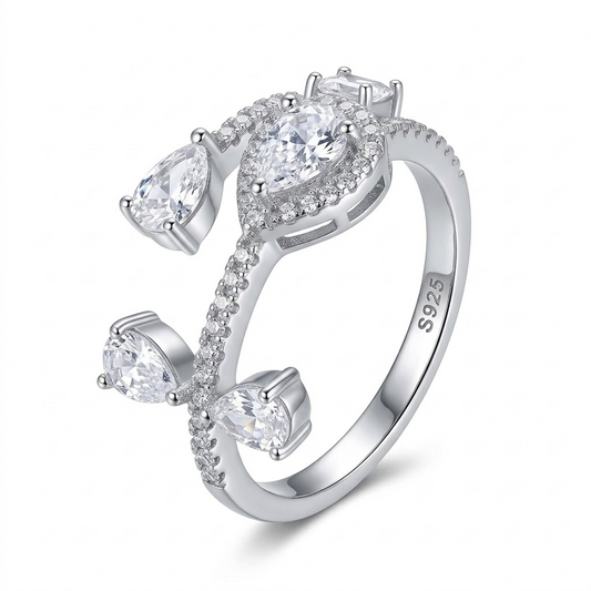 Blossom Key Motif Ring