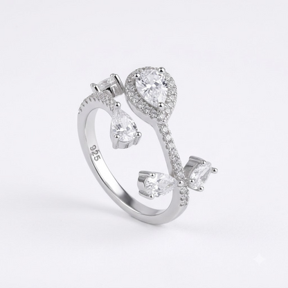 Blossom Key Motif Ring