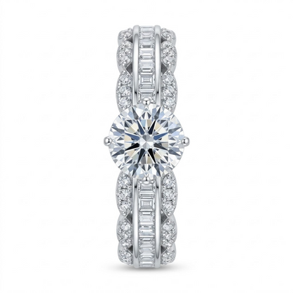 Regal Radiance Diamond Statement Ring