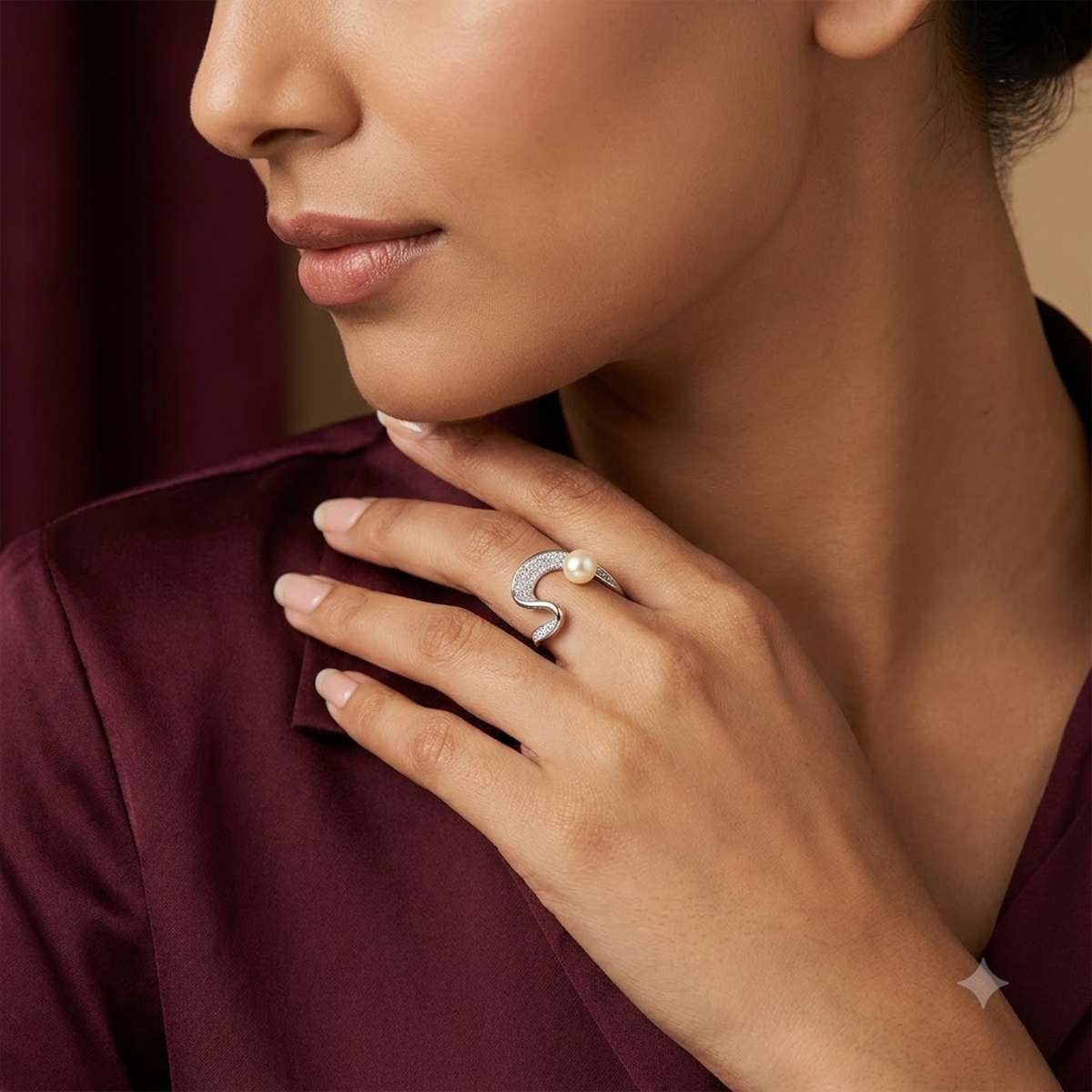 Twisted Luxe Diamond Band Ring