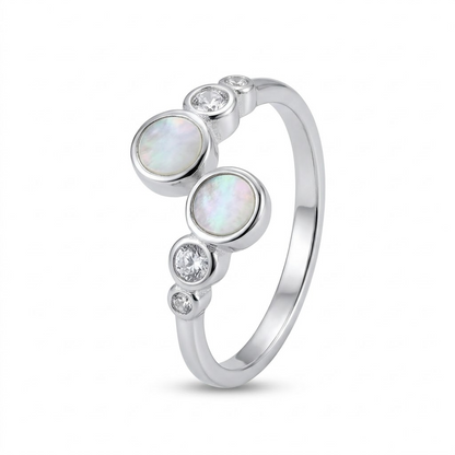 Celestial Orbit Dual-Stone Ring