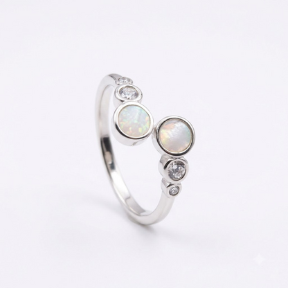 Celestial Orbit Dual-Stone Ring