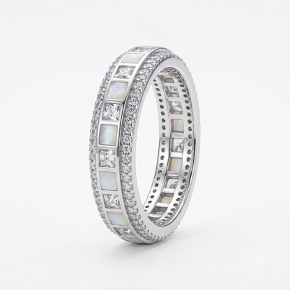 Luxe Mosaic Diamond Band Ring