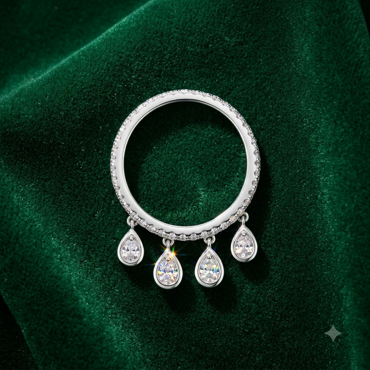 Pear Dangle Charm Band