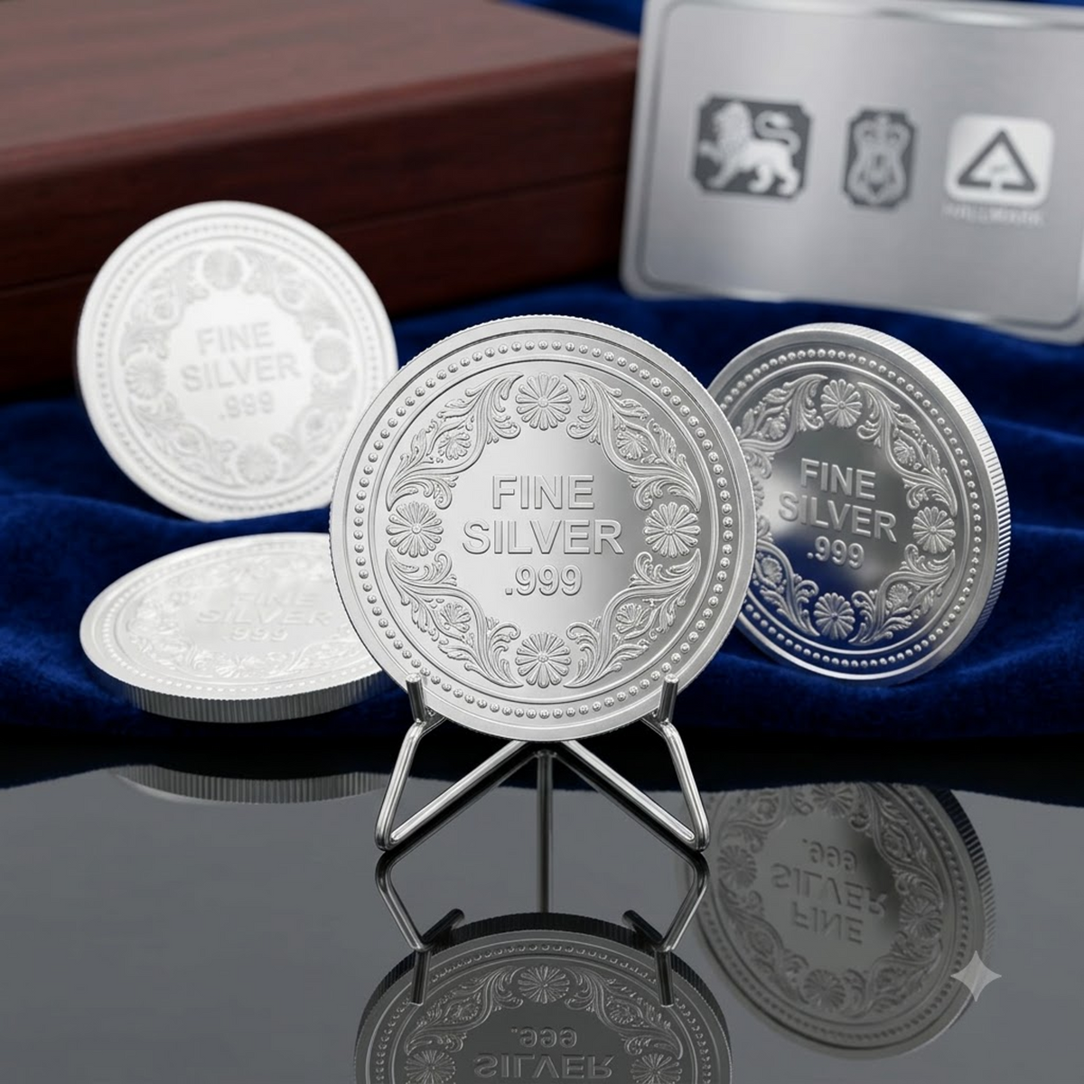 Shree Lakshmi Silver Coin 999