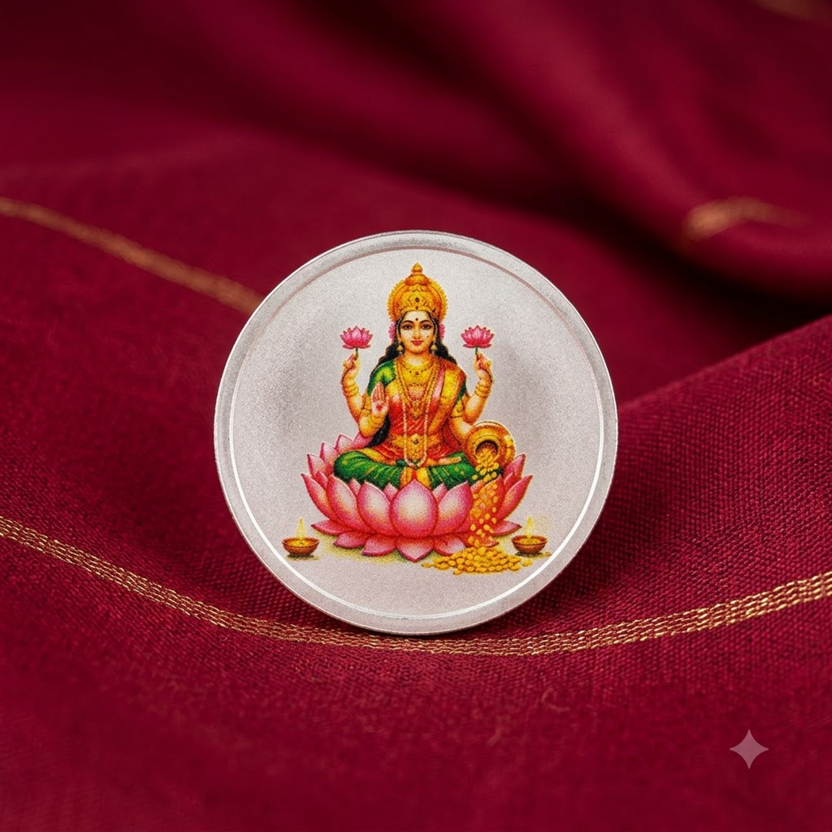Shree Lakshmi Silver Coin 999