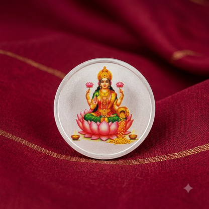 Shree Lakshmi Silver Coin 999