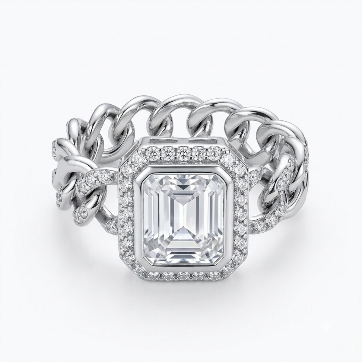 Silver Luxe Solitaire Ring