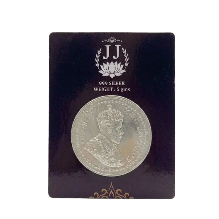 King George V Silver Coin 999