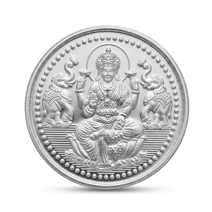 Goddess Lakshmi Silver Coin 999
