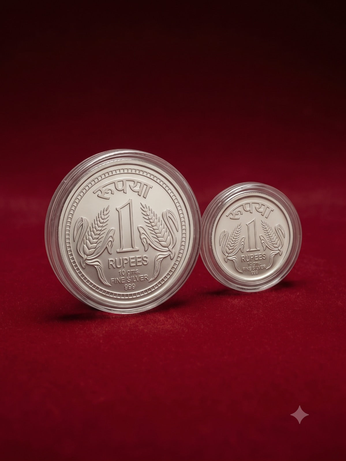 1 Rupee Silver Coin 999