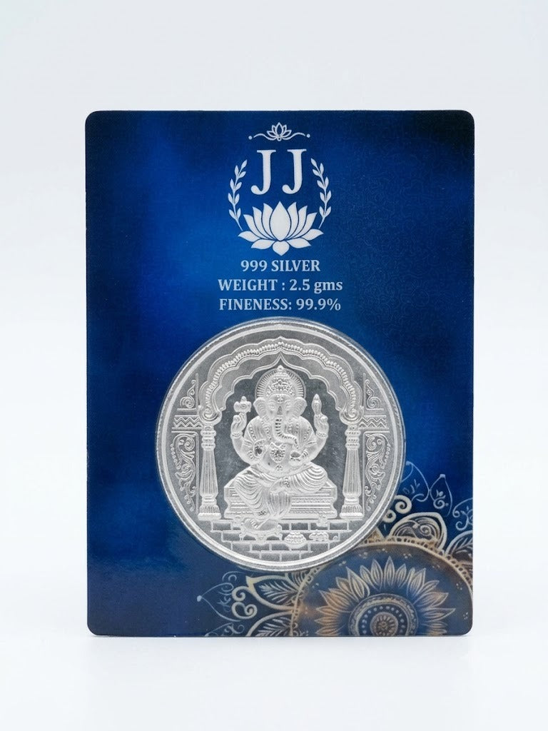Sheer Lord Ganesha Silver Coin 999