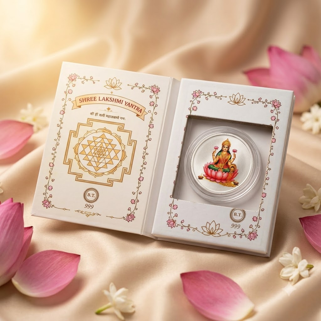 Shree Lakshmi Silver Coin 999