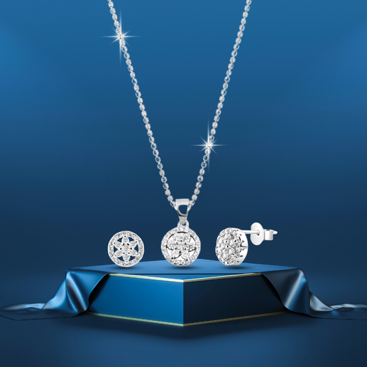 Silver Daisy Spark Set