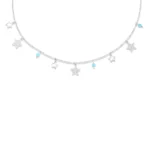 Silver Celestial Charms Necklace