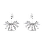 Silver Pearl Drop Earrings