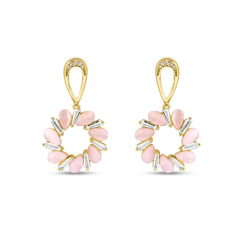 Gold Floral Grace Earrings