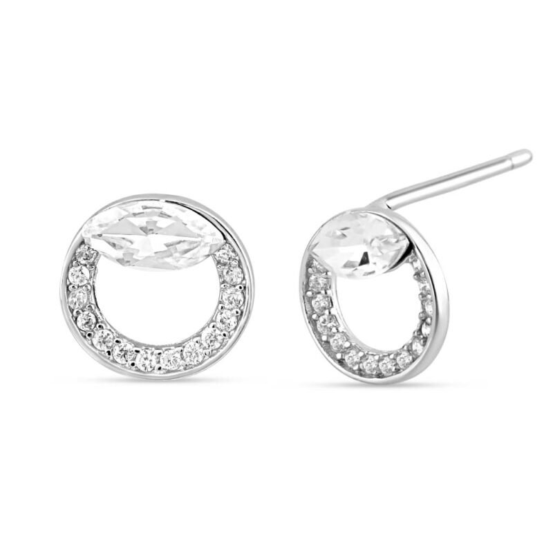 Silver Whispering Earrings