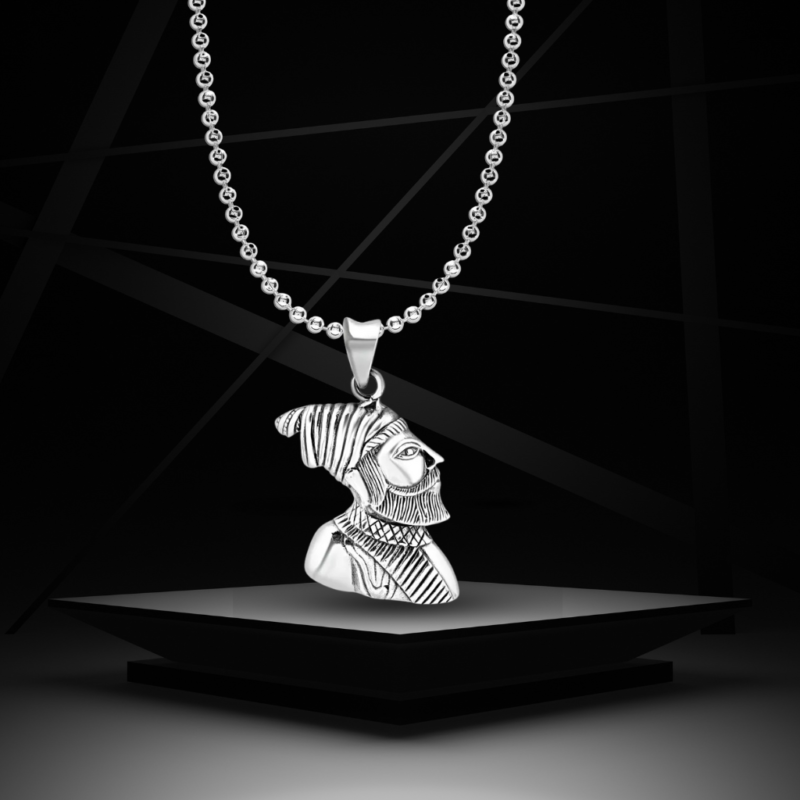 Silver Veer Shivaji Pendant For Him