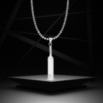 Silver Victory Bat Pendant For Him