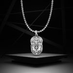Oxidised Silver Shree Hanuman Pendant For Him